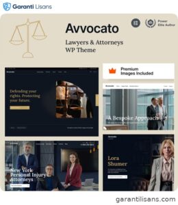 Avvocato – Law Firm WordPress Theme