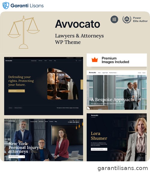 Avvocato – Law Firm WordPress Theme