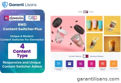 BWD Content Switcher Plus Addon For Elementor