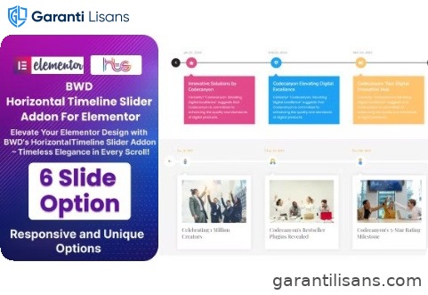 BWD Horizontal Timeline Slider Addon For Elementor