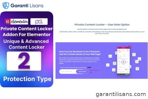 BWD Private Content Locker Addon For Elementor