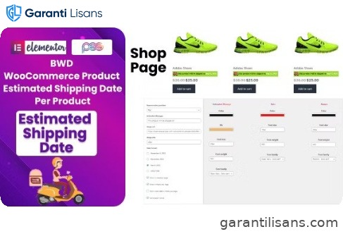 BWD Product Estimated Shipping Date Plugin For WooCommerce