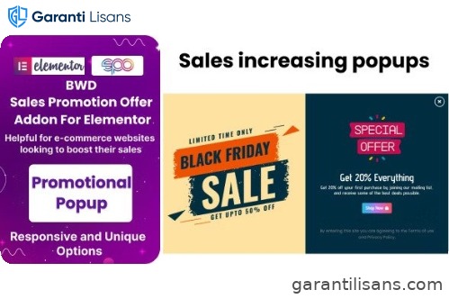 BWD Sales Promotion Offer Addon For Elementor