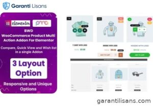 BWD WooCommerce Product Multi Action Addon For Elementor
