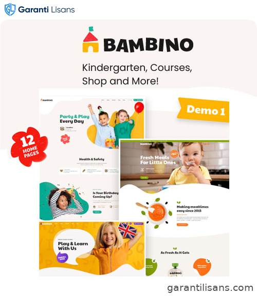 Bambino – Child & Baby Care WordPress Theme