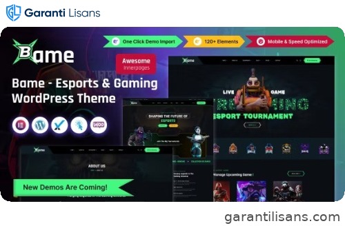 Bame – eSports and Gaming WordPress Theme