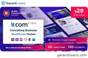 Bcom – Consulting Business WordPress Theme