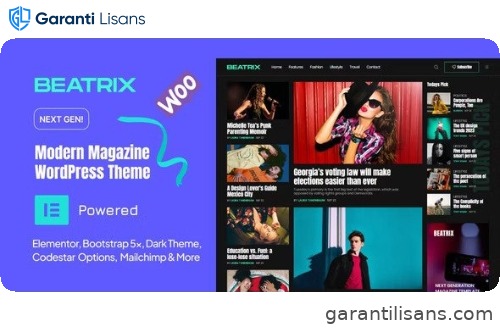 Beatrix – Modern Magazine WordPress Theme