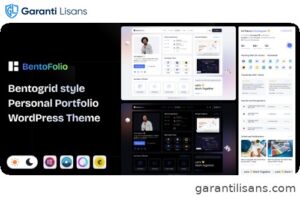 Bentofolio – Personal Portfolio WordPress Theme