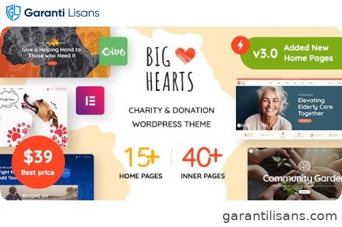 BigHearts – Charity & Donation WordPress Theme