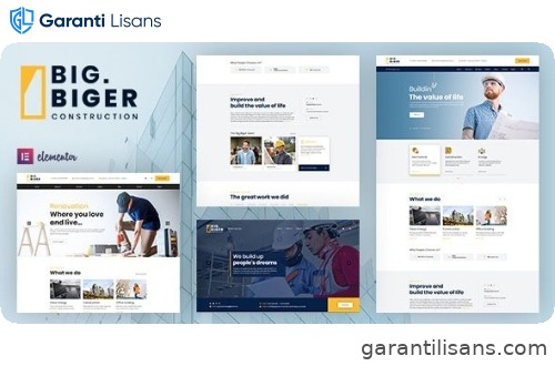 Bigger – Construction WordPress Theme