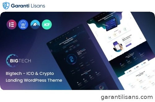 Bigtech – ICO & Crypto Landing WordPress Theme