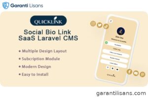 Bio Link SaaS for Creators, Influencers and Businesses – QuickBioLink (SAAS)