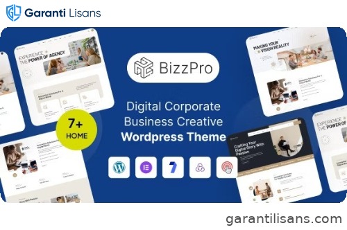Bizzpro – Digital Corporate Business Creative WordPress Theme Multipurpose