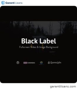 Black Label – Fullscreen Video & Image Background