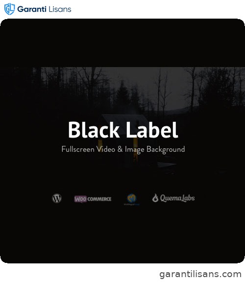 Black Label – Fullscreen Video & Image Background
