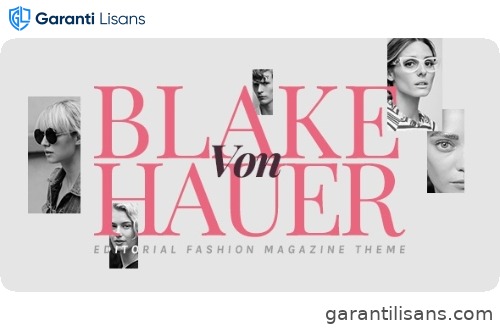 Blake von Hauer – Editorial Fashion Magazine Theme
