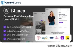 Blanco | Personal Portfolio and Blog Laravel Script