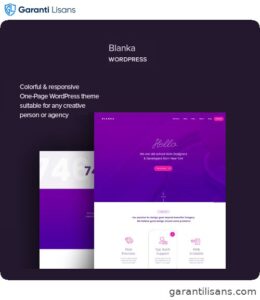 Blanka – One Page WordPress Theme