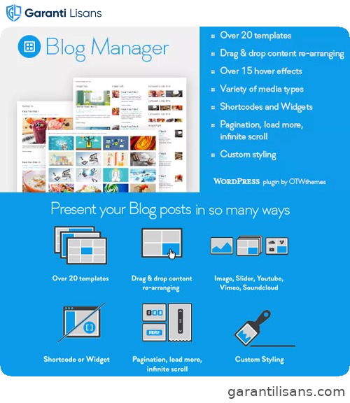 Blog Manager for WordPress