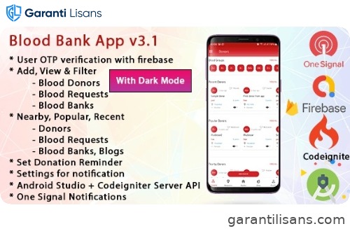 Blood Bank App With Admin Panel & Material Design