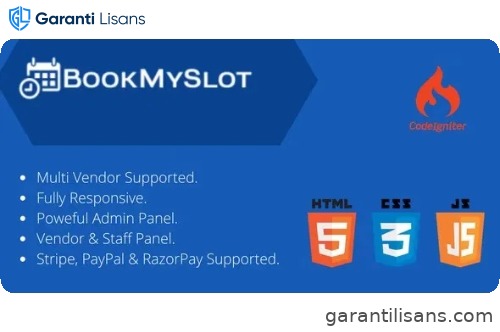 BookMySlot – Multi Vendor Service Appointment & Event Booking PHP Software