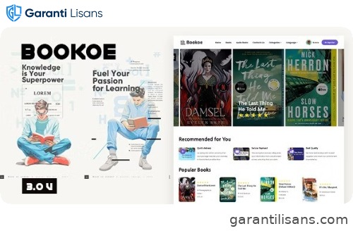 Bookoe – BookStore Script System with website