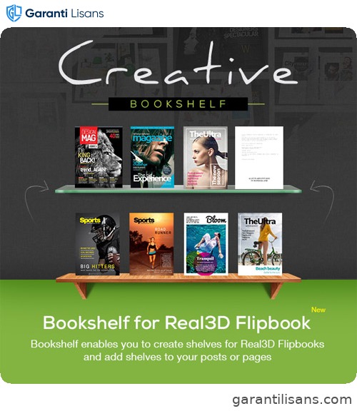 Bookshelf for Real3D Flipbook Addon