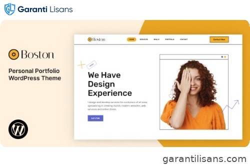 Boston – Personal Portfolio WordPress Theme