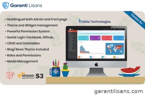 Botble – Laravel CMS, CRUD generator, Modular & Theme system, Role permissions, Multilingual blog