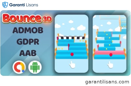 Bounce3D Jumping Ball Android Game + Admob