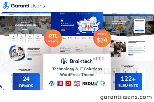 Braintech – Technology & IT Solutions WordPress Theme