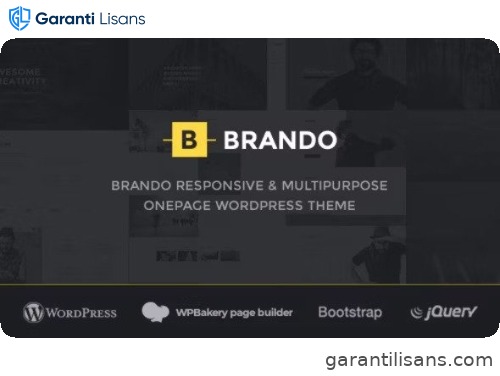 Brando Responsive and Multipurpose OnePage WordPress Theme