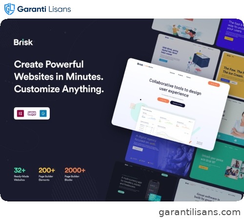 Brisk – Multi-Purpose Elementor WordPress Theme