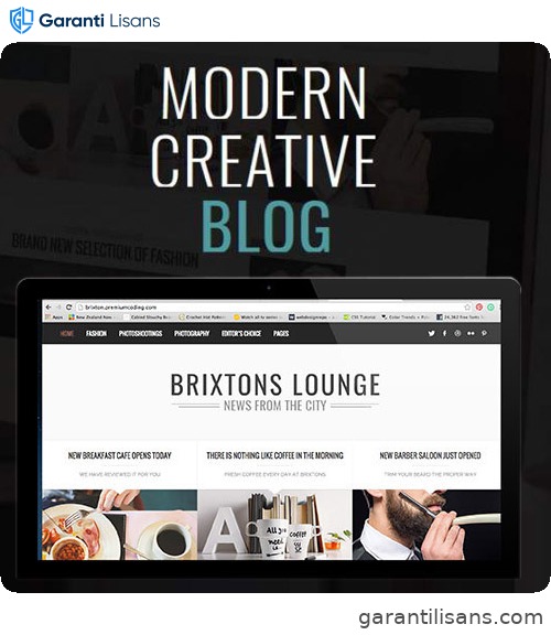 Brixton Blog – A Responsive WordPress Blog Theme