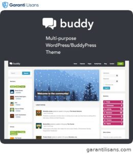 Buddy: Simple WordPress & BuddyPress Theme