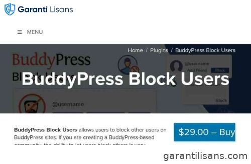 BuddyPress Block Users
