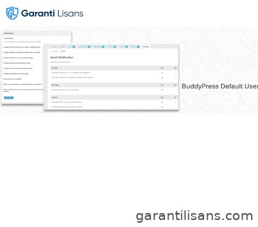 BuddyPress Default Email Notification Settings Control