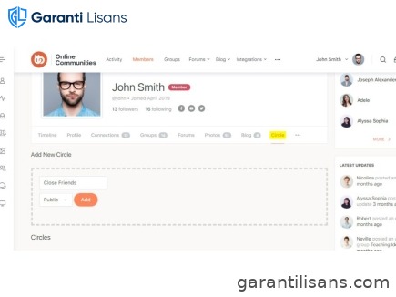 BuddyPress User Circles