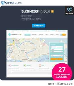 Business Finder: Directory Listing WordPress Theme