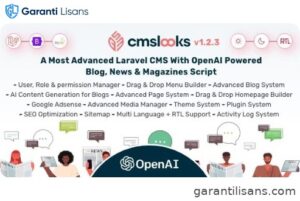 CMSLooks | Laravel CMS With OpenAI Powered Blog, News & Magazines Script