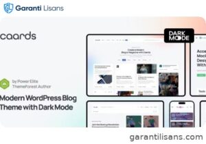 Caards – Modern Blog & Magazine WordPress Theme with Dark Mode