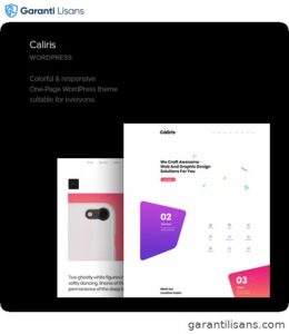 Caliris – Responsive One Page WordPress Theme