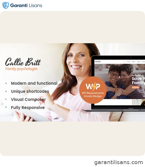 Callie Britt | Family Counselling Psychology WordPress Theme