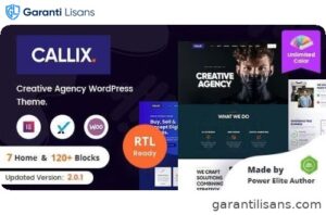 Callix – Creative Agency WordPress Theme + RTL