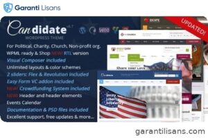 Candidate – Political/Nonprofit/Church WordPress Theme