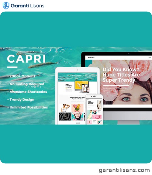 Capri – A Hot Multi-Purpose Theme