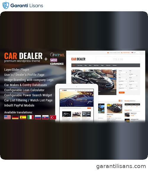 Car Dealer Automotive WordPress Theme – Responsive