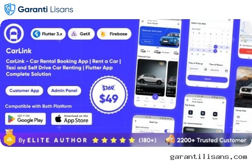 CarLink – Car Rental Booking App | Rent a Car | Taxi and Self Drive Car Renting | Complete Solution
