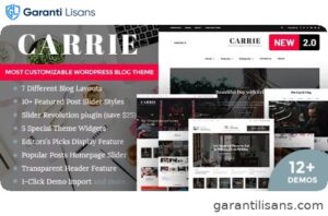 Carrie – Personal & Magazine WordPress Theme
